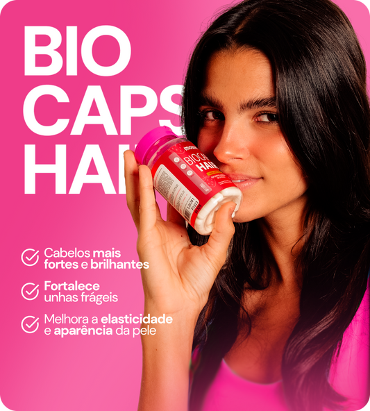 BIOCAPS HAIR - CABELO, PELE & UNHAS